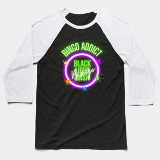 2022 Black Light  Bingo Bash Baseball T-Shirt